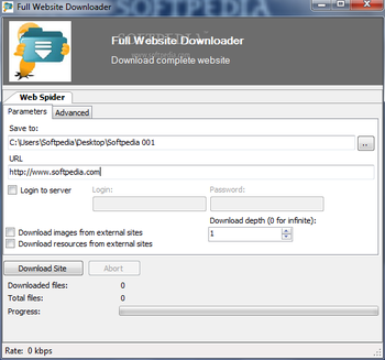 Full WebSite Downloader screenshot