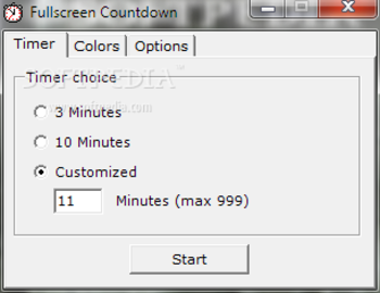 Fullscreen Countdown screenshot 2