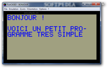 FunCASIO screenshot
