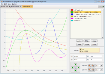 FuncPlotter screenshot
