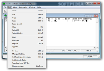 Funduc Software Hex Editor screenshot 2
