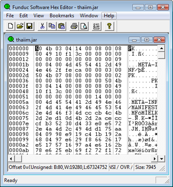 Funduc Software Hex Editor Portable  screenshot