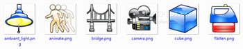 Future 3d Graphics Stock Icons screenshot