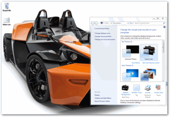 Future Cars Theme screenshot