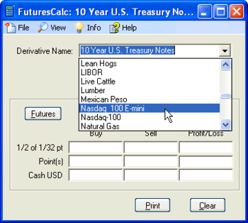 FuturesCalc screenshot 3