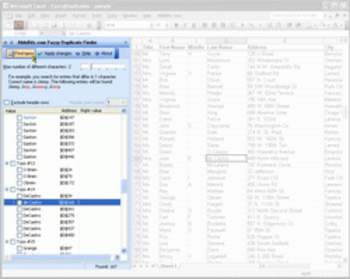 Fuzzy Duplicate Finder for Excel screenshot 3