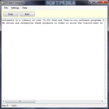 FX Batch Compiler screenshot