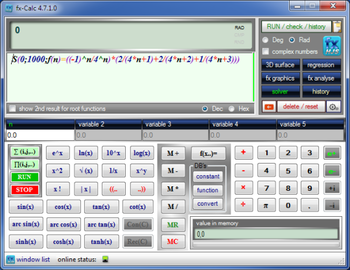 fx-Calc screenshot