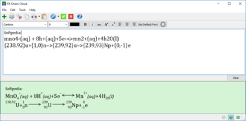 FX Chem Cloud screenshot