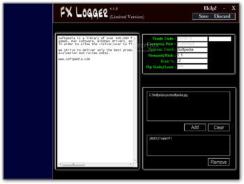 FX Logger screenshot 2