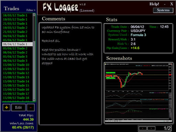 FxLogger screenshot 2