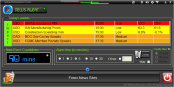FXNewsAlert screenshot 2