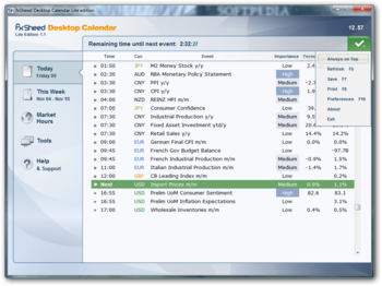 fxSheed Desktop Calendar Lite screenshot 2