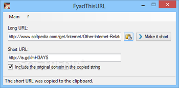 FyadThisURL screenshot