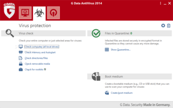 G DATA AntiVirus screenshot 2