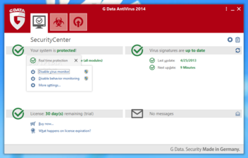 G DATA AntiVirus screenshot 3