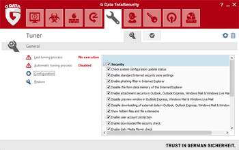 G DATA TotalSecurity screenshot 11