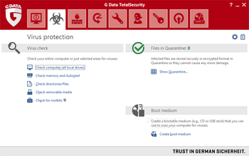 G DATA TotalSecurity screenshot 2