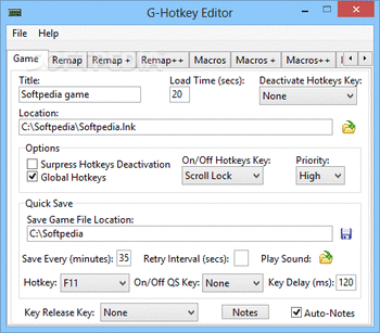 G-Hotkey screenshot 2