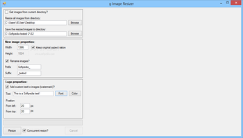 g Image Resizer screenshot
