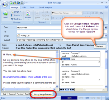 G-Lock EasyMail 5 Business Edition screenshot 11