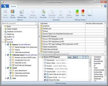 G-Lock Email Processor screenshot