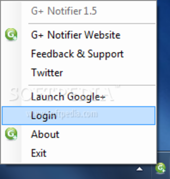 G+ Notifier screenshot