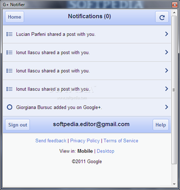 G+ Notifier screenshot 3