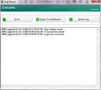 G Security screenshot