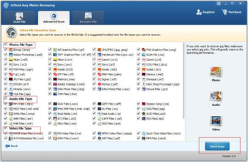 G2tool Free Any Photo Recovery screenshot