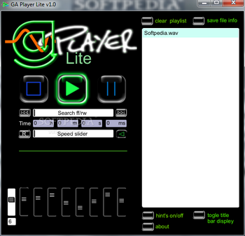 GA Player Lite screenshot