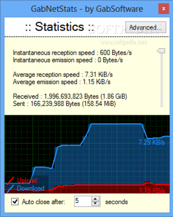 GabNetStats screenshot 2