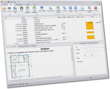 GAEB-Online 2014  screenshot