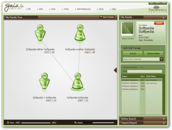 Gaia Family Tree screenshot 2