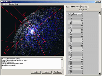GalaXQL screenshot 3