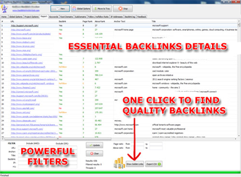 Galifone SEO Software screenshot