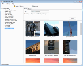 GalleryRemote.NET screenshot 2