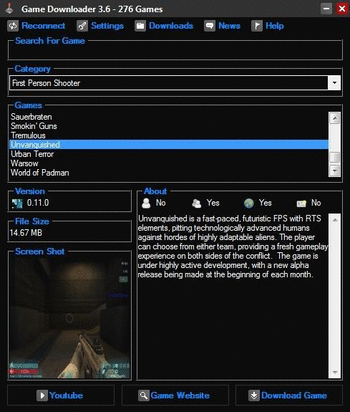 Game Downloader screenshot