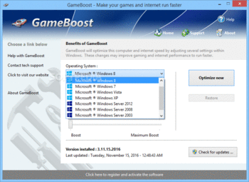 GameBoost screenshot 3