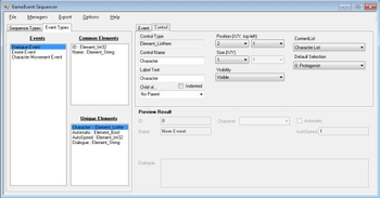 GameEvent Sequencer screenshot