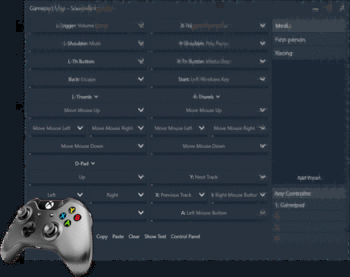 Gamepad Map screenshot