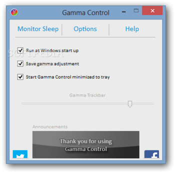 Gamma Control screenshot