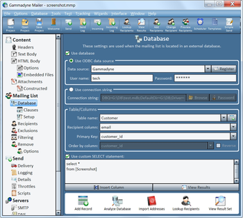 Gammadyne Mailer screenshot 7
