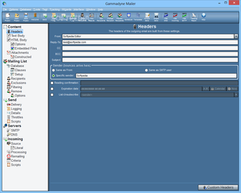 Gammadyne Mailer screenshot