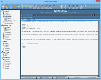 Gammadyne Mailer screenshot 3