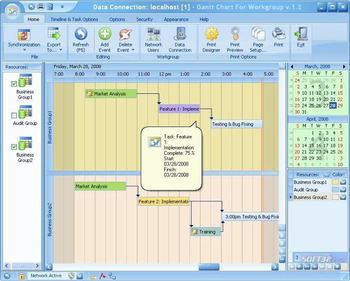 Gantt Chart for Workgroup screenshot 2