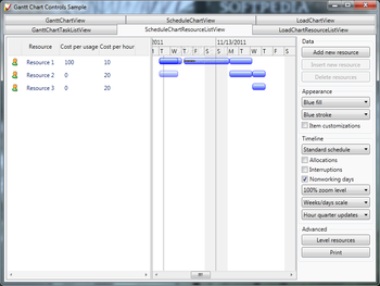 Gantt Chart Library screenshot 2