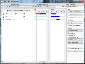 Gantt Chart Library screenshot 3