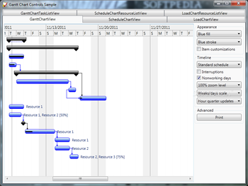 Gantt Chart Library screenshot 4