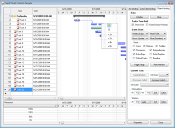 Gantt Chart Library for Windows Forms screenshot